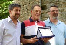 Asti | Roccaverano. Il paese festeggia la “Robiola” fabrizio salce con presidente e sindaco