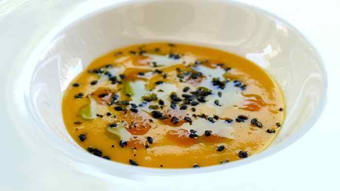 entrée carota e melone