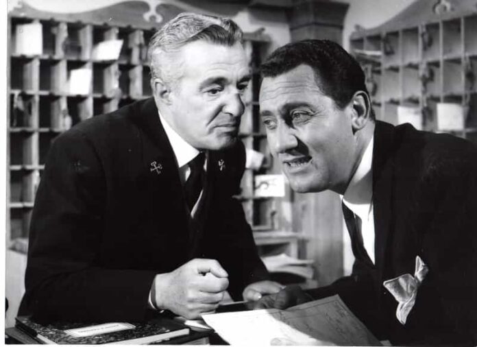 Alberto Sordi con Vittorio De Sica Vacanze d'inverno film