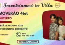 Sorrento. A Villa Fiorentino “Comoverão 4tet” in concerto locandina