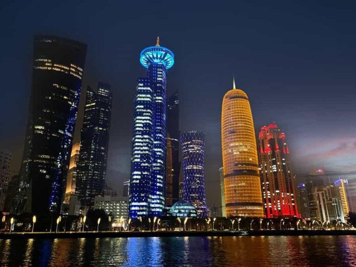 Doha Skyline night