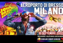 Il JOVA BEACH PARTY 2022 atterra sabato 10 settembre all’aeroporto di Milano Bresso Jova 2022 Beach Party 2