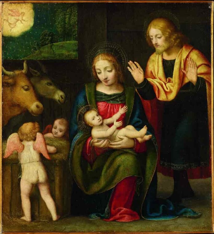 Bernardino Luini - Adorazione Bernardino Luini Adorazione