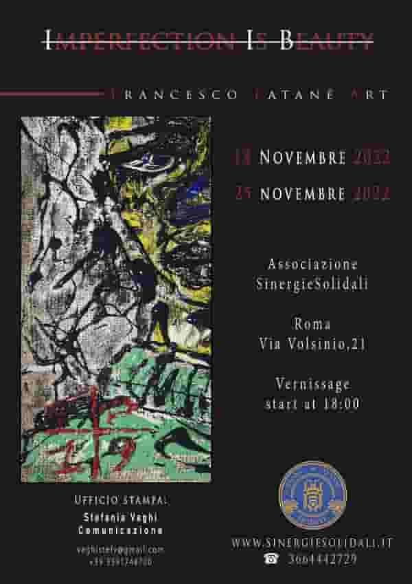 Locandina Mostra Francesco Patanè Locandina Mostra Francesco Patanè