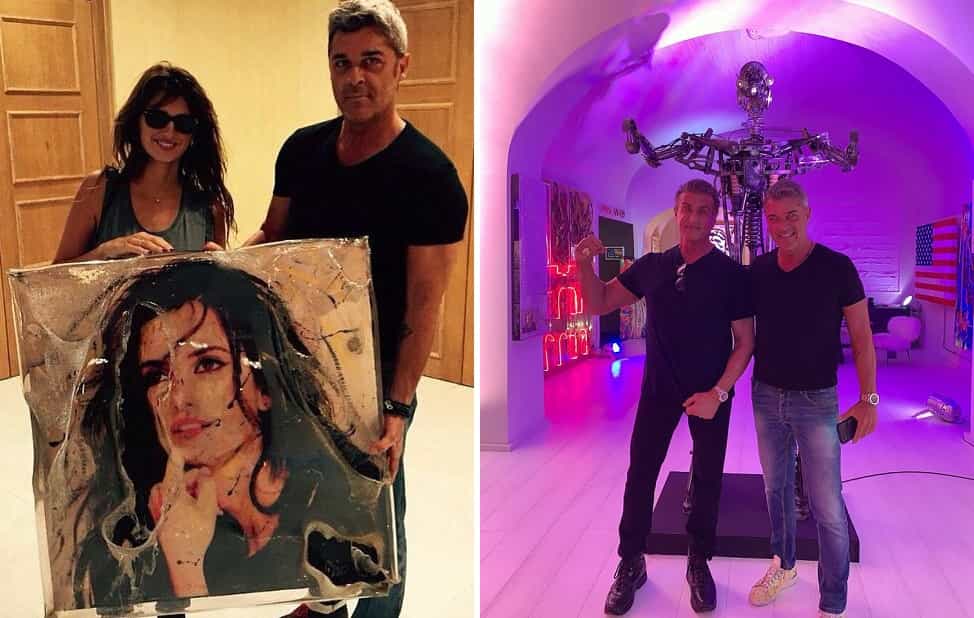 Dicò con Penelope Cruz e con Silvester Stallone Penelope Cruz Silvester Stallone