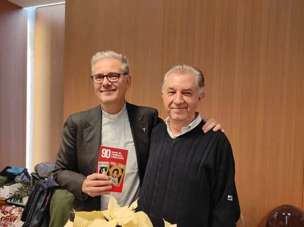 Dir. Famiglia Cristiana Don.Stefano Stimamiglio con il ns. Direttore Dario Bordet