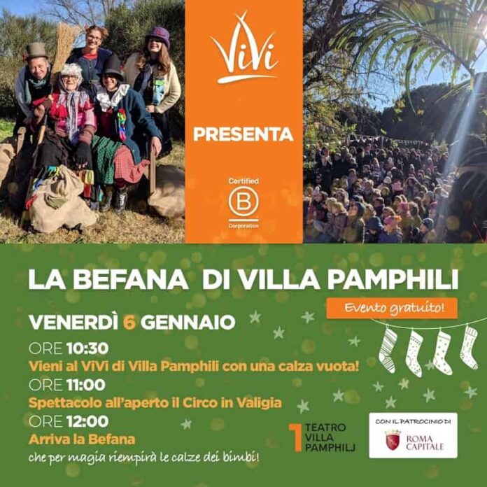 La Befana di Villa Pamphili 6 gennaio 2023