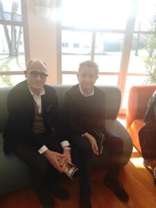 Denis Curtil curatore con il nostro Direttore