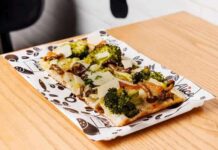 Alice Pizza lancia la nuova pizza stagionale Pizza stagionale con broccoli, patate, funghi chiodini e scaglie di Parmigiano Reggiano