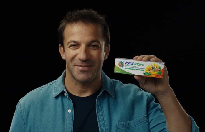 Alessandro Del Piero è il volto della nuova campagna VoltaNatura Alessandro Del Piero è il volto della nuova campagna VoltaNatura