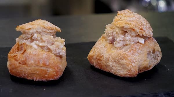 pagnottelle ripiene di salampatata e tomino