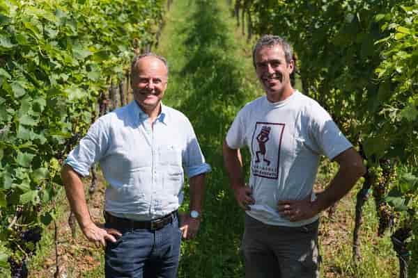 Da sinistra Marco e Stefano Pisoni Cantina Pisoni bass. ris