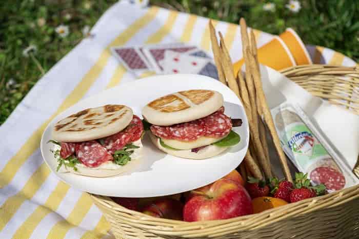 Pic Nic con salame e tigelle