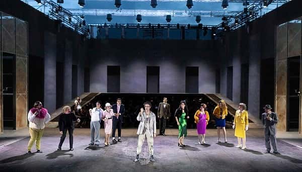 Il palcoscenico dell'Arena Shakespeare (Teatro Due di Parma)