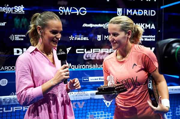 Ari Sanchez celebrated her birthday with a victory in her debut, along with Paula Josemaría, at the Madrid Premier Padel P1 (credit: Premier Padel) Madrid Premer Padel P1 Women