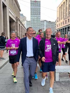 Deejay Ten 2023 Milano Sindaco Giuseppe Sala e Linus ph Matteo Curti