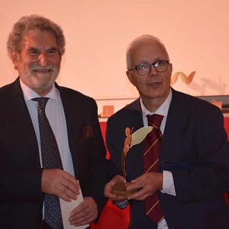 Goffredo Palmerini con Hafez Haidar