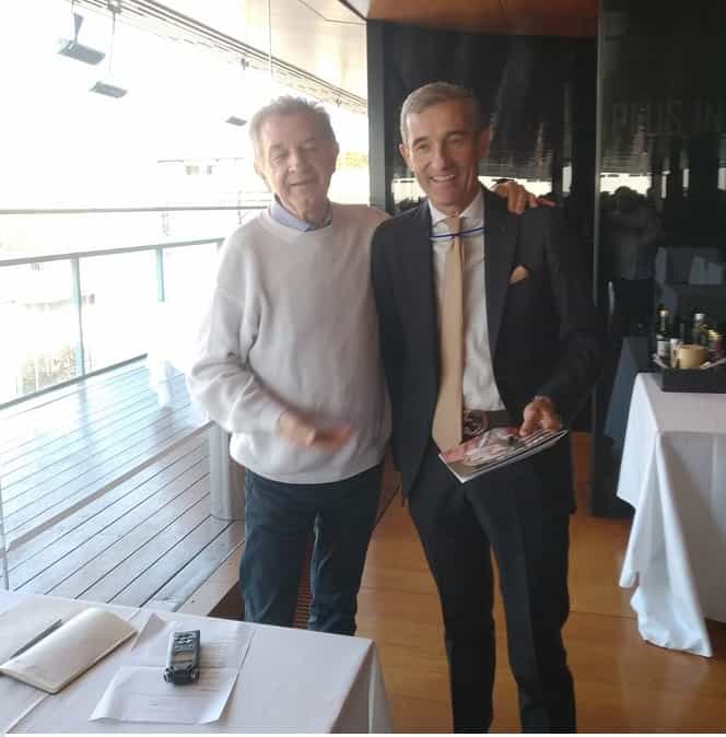 Il Presidente Camillo Rota con il nsotro direttore