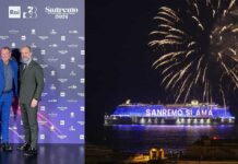 Sanremo. Costa Smeralda palcoscenico sul mare in diretta con il Teatro Ariston Amadeus Zanetti Costa Smeralda