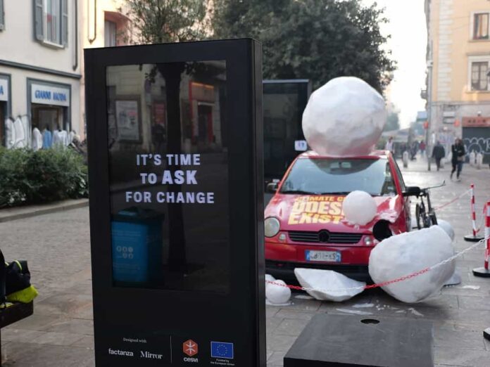 Climate Change CESVI auto distrutta - MFW 2024