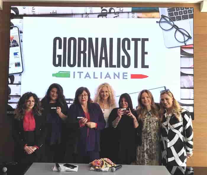 Giornaliste foto gruppo