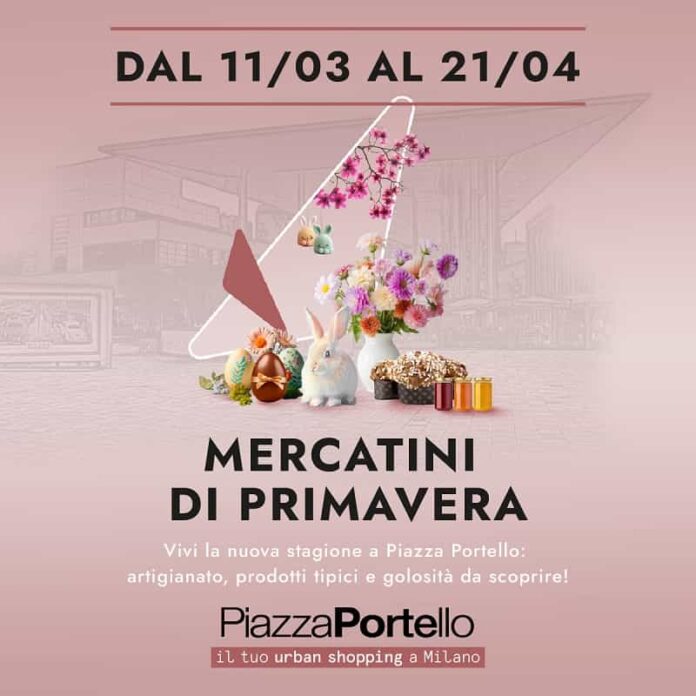 PIAZZA PORTELLO MERCATINI PRIMAVERA LOCANDINA