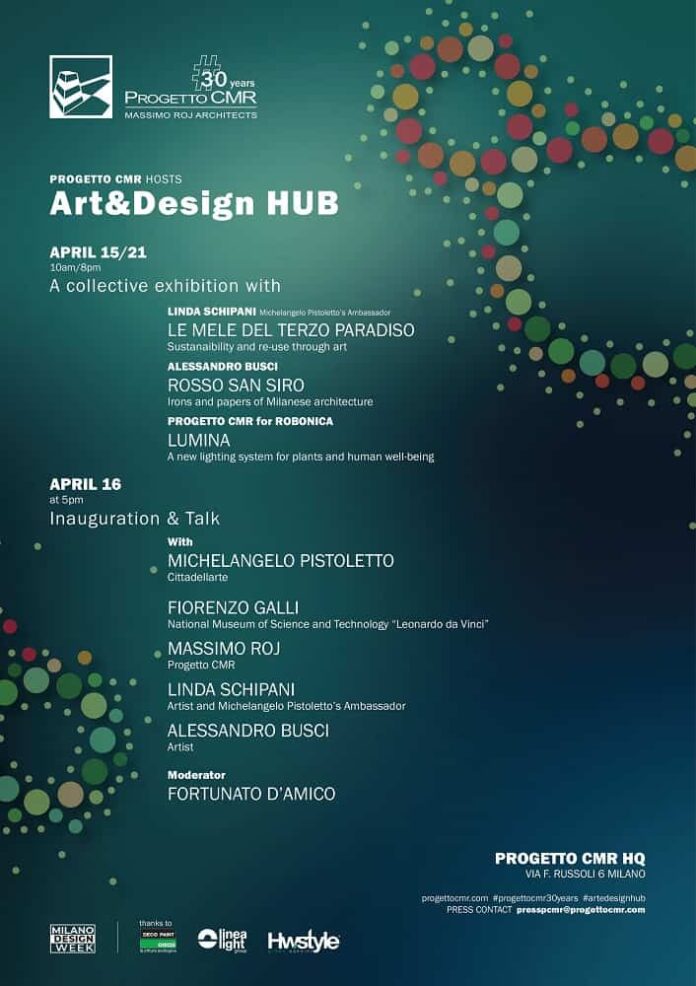 Progetto CMR Art&Design Hub and Talk con Michelangelo Pistoletto