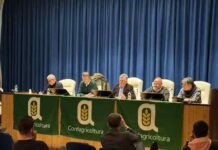 Un momento dell'incontro con gli agricoltori