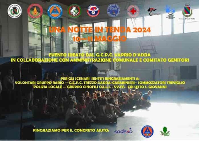 Una notte in tenda 2024