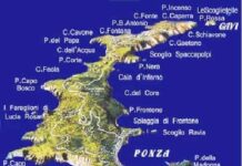 Ponza, l’isola che ti incanta CARTINA DI PONZA