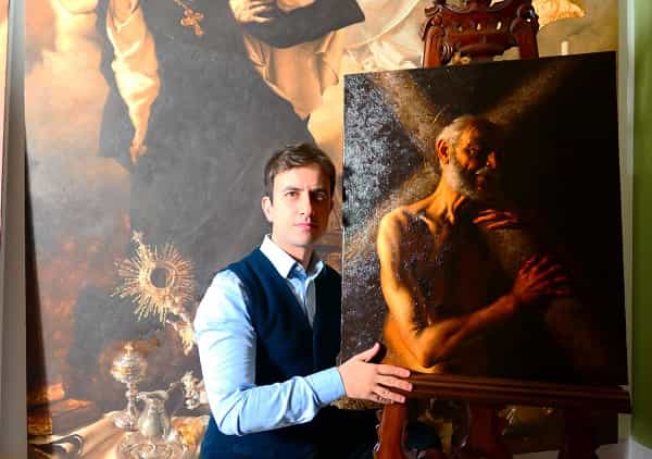 Premiato: il pittore Giovanni Gasparro. Courtesy Fondazione Pio Alferano Artista Giovanni Gasparro Courtesy Fondazione Pio Alferano