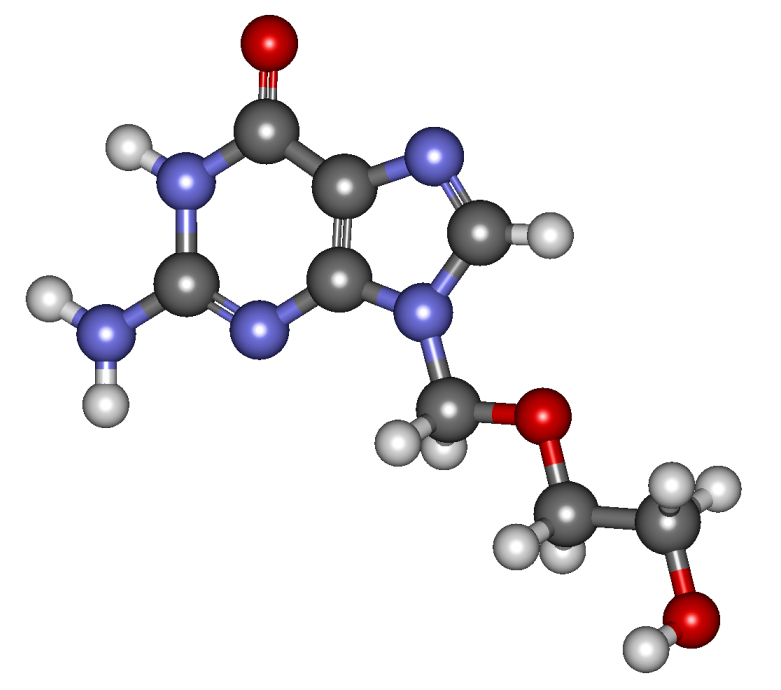 Herpes Zoster Acyclovir 3D Dr.Biotox Wikipedia