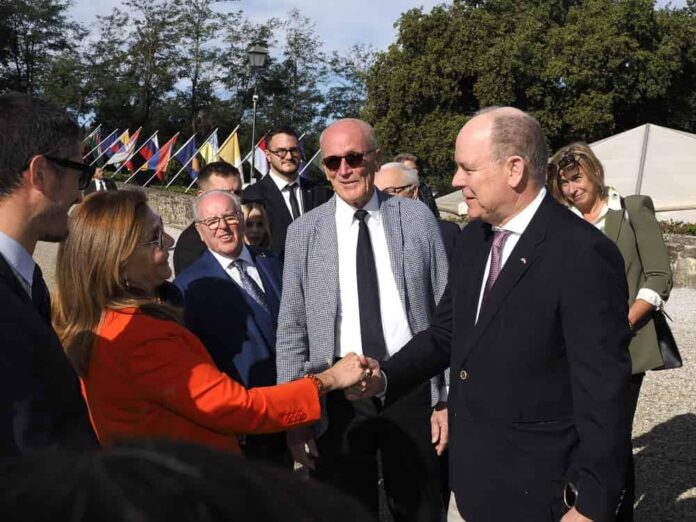 Il Principe Alberto II di Monaco alla Cittadella della Pace di Rondine
