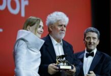 Pedro Almodóvar ospite di Fabio Fazio domenica 3 maggio a CTCF Pedro Almodovar con il Leone D'oro 2024 - CTCF 3 maggio