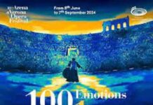 Festival lirico Arena Verona. “La carica del 101” locandina 101° Festival lirico Arena Verona