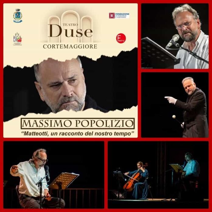 Massimo Popolizio Matteotti, un racconto del nostro tempo