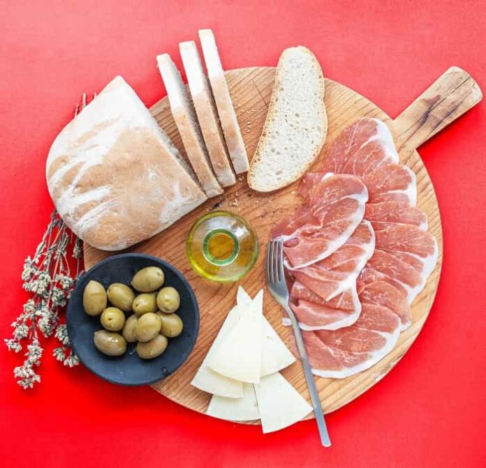 Tagliere toscano con Prosciutto Toscano DOP