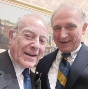 Sergio Bevilacqua con Gianni Letta