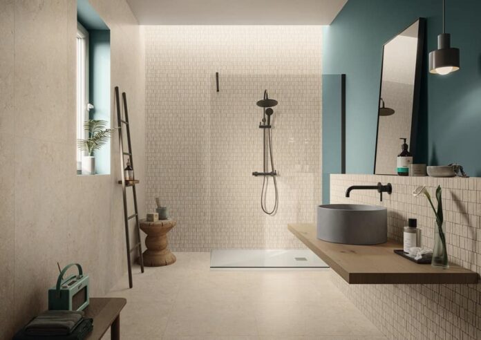 bagno stile industrial - mosaico bagno stile industrial mosaico