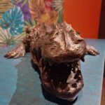 52 We, Humanimals nhow Alberto Tornago Coccodrillo in bronzo