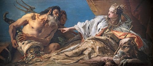 Giambattista Tiepolo Venezia riceve l'omaggio di Nettuno 1745 50 Giambattista Tiepolo Venezia riceve l'omaggio di Nettuno 1745 50