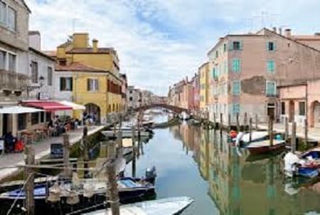 Il Canal Vena, parallelo al Corso del Popolo Chioggia Duchessa delle Acque