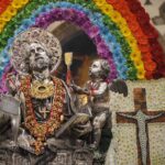 La statua in argento di San Matteo pronta per la solenne processione foto di Bellsalerno