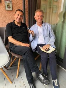 Fortunato D'Amico asx. e il Direttore Bordet