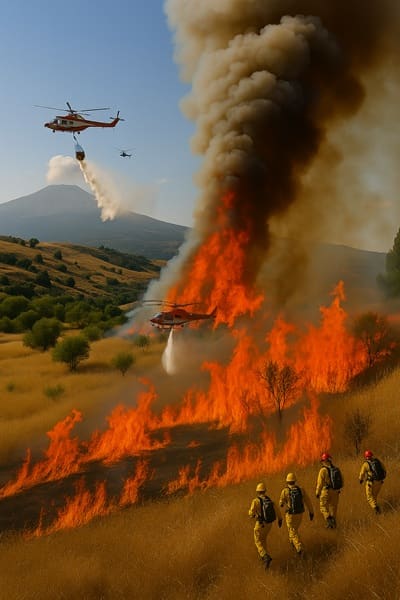 Minacce al Turismo in Sicilia: incendi