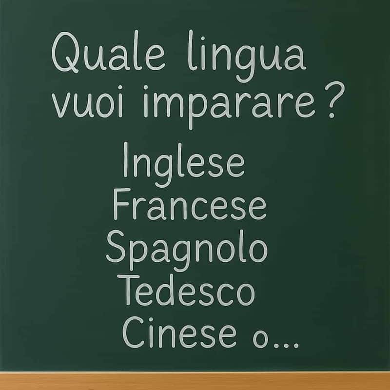 LeTueLezioni quale lingua vuoi imparare