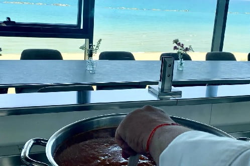 Ristorante Vizzardi cucina vista mare