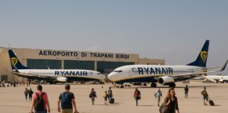 Trapani Birgi Ryanair Aeroporto voli Sicilia occidentale - western Sicily flight
