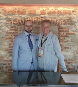Ricacrdo Bbinda con il nostro Direttore
