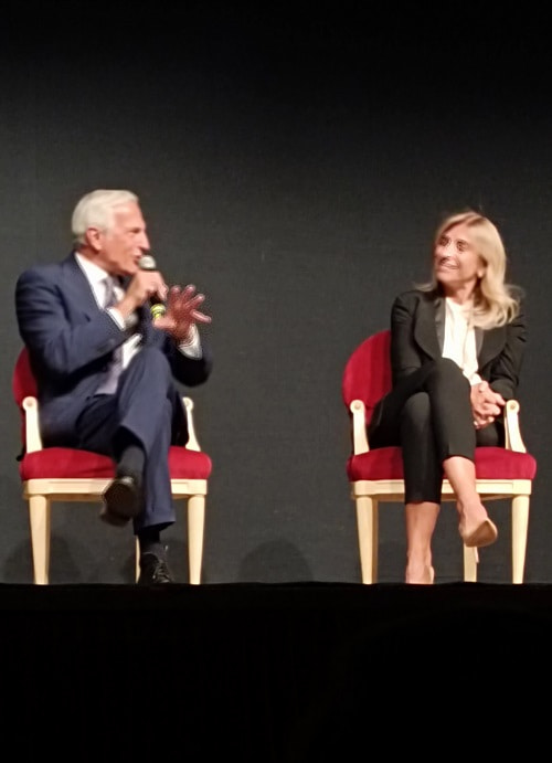 Rosi Massari con Paolo Veronesi